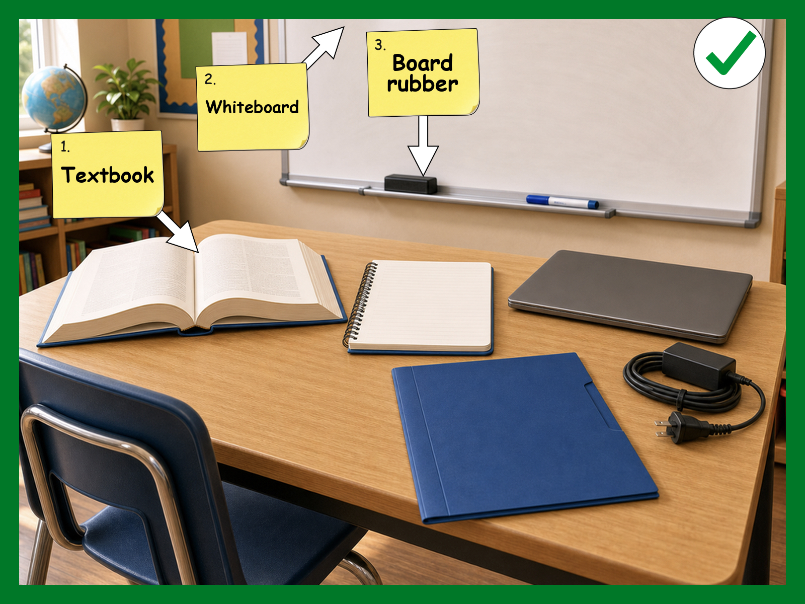 Stage two labelled vocabulary preview